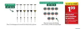 Accessoires pour meuleuse de précision