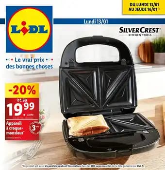 Promotion Exclusives de 3
            
        
        À croque monsieur : Découvrez l'Offre incontournable