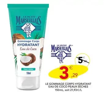 Promotion Exclusives de 3
            
        
        Gommage corps : Découvrez l'Offre incontournable