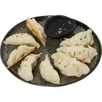 8 gyozas aux crevettes + sauces AGIS