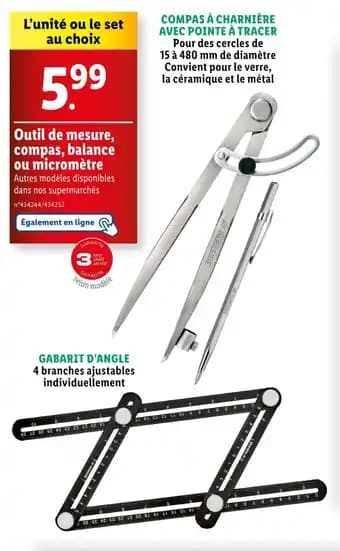 Promotion Exclusives de 1
Compas : Découvrez l'Offre incontournable