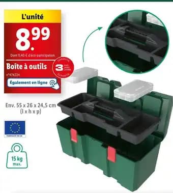 Promotion Exclusives de 3
Boîte à outils : Découvrez l'Offre incontournable