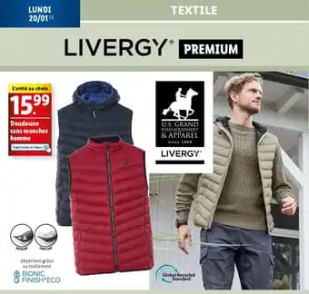 LIVERGY Doudoune sans manches homme