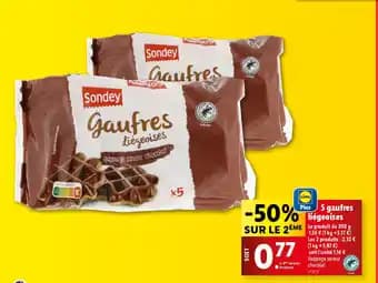 Promotion Exclusives de 15
Gaufres : Découvrez l'Offre incontournable