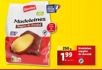 Promotion Exclusives de 4
Madeleines chocolat : Découvrez l'Offre incontournable
