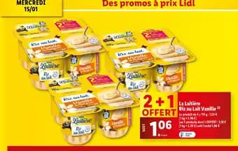 Promotion Exclusives de 9
Riz au lait : Découvrez l'Offre incontournable