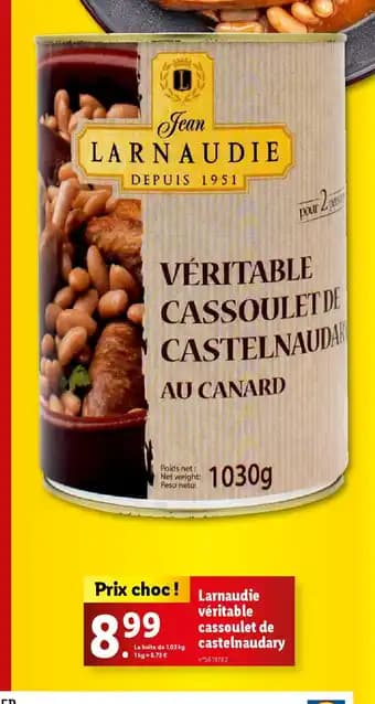 Promotion Exclusives de 10
Cassoulet : Découvrez l'Offre incontournable
