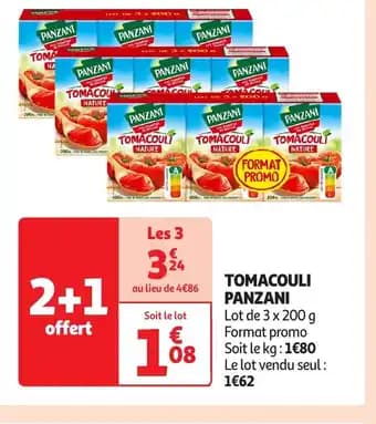 Promotion Exclusives de 3
Tomacouli : Découvrez l'Offre incontournable