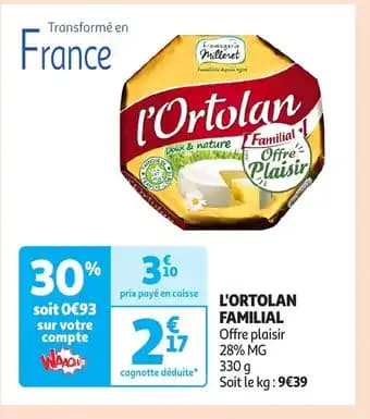 Promotion Exclusives de 1
L'ortolan : Découvrez l'Offre incontournable