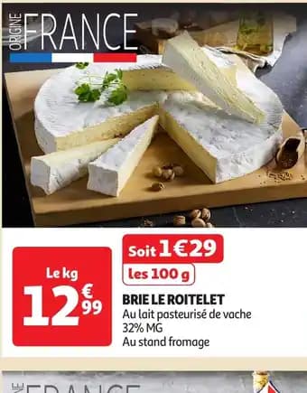 Promotion Exclusives de 3
Brie : Découvrez l'Offre incontournable