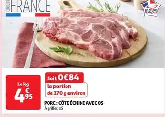 Promotion Exclusives de 2
Porc cote échine : Découvrez l'Offre incontournable