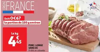 Promotion Exclusives de 13
Porc sans os : Découvrez l'Offre incontournable