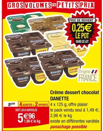 Promotion Exclusives de 7
Danette : Découvrez l'Offre incontournable