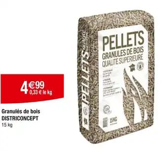 DISTRICONCEPT Granulés de bois