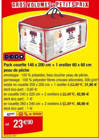 Promotion Exclusives de 13
Dodo : Découvrez l'Offre incontournable