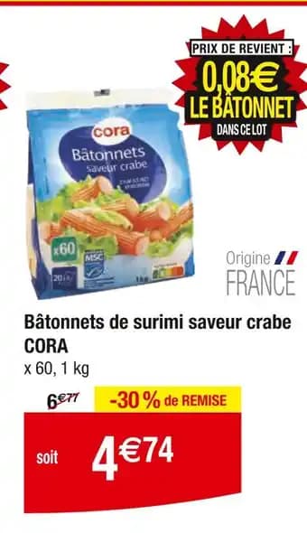 Promotion Exclusives de 2
Bâtonnets surimi : Découvrez l'Offre incontournable