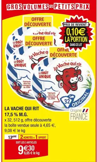 La Vache Qui Rit La Vache Qui Rit 17,5 % M.G