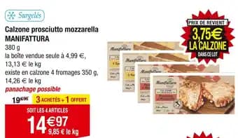 MANIFATTURA Calzone prosciutto mozzarella