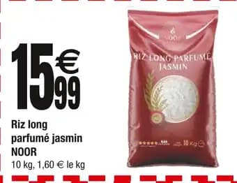 NOOR Riz long parfumé jasmin