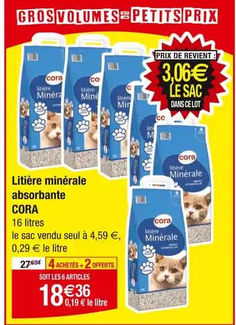 Promotion Exclusives de 2
Litière minérale : Découvrez l'Offre incontournable