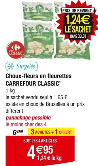 Promotion Exclusives de 1
Choux fleurs : Découvrez l'Offre incontournable