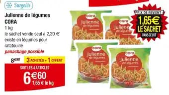Promotion Exclusives de 64
De légumes : Découvrez l'Offre incontournable