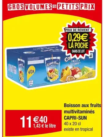 CAPRI-SUN Boisson aux fruits multivitaminés