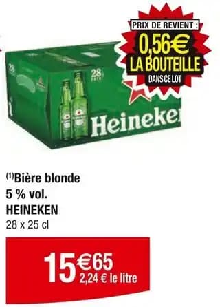 Promotion Exclusives de 6
Heineken : Découvrez l'Offre incontournable
