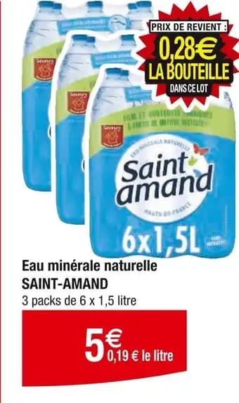 Promotion Exclusives de 6
Saint Amand : Découvrez l'Offre incontournable