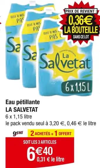 Promotion Exclusives de 3
Eau pétillante : Découvrez l'Offre incontournable