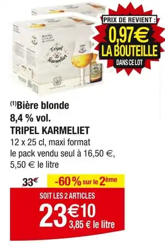 Promotion Exclusives de 3
Karmeliet : Découvrez l'Offre incontournable