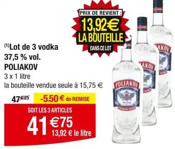 Promotion Exclusives de 1
Poliakov : Découvrez l'Offre incontournable