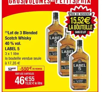 Promotion Exclusives de 29
De whisky : Découvrez l'Offre incontournable