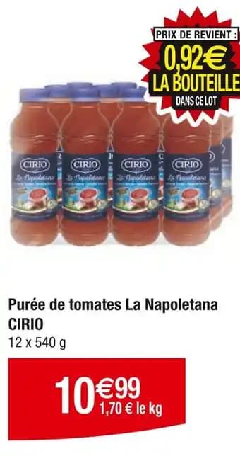 CIRIO Purée de tomates La Napoletana