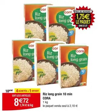 Promotion Exclusives de 2
Riz long grain : Découvrez l'Offre incontournable