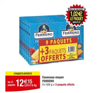 Promotion Exclusives de 2
Ferrero : Découvrez l'Offre incontournable