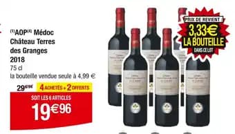 Promotion Exclusives de 12
Médoc 2018 : Découvrez l'Offre incontournable