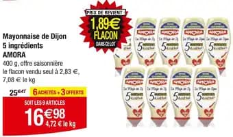 Promotion Exclusives de 6
Mayonnaise : Découvrez l'Offre incontournable
