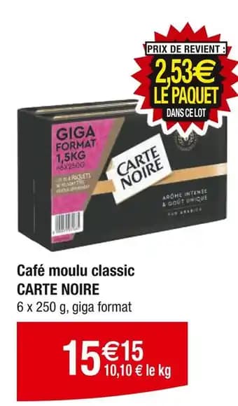 Promotion Exclusives de 12
Café moulu : Découvrez l'Offre incontournable
