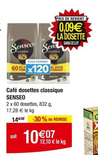 Promotion Exclusives de 7
Café classique : Découvrez l'Offre incontournable
