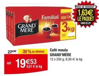 Promotion Exclusives de 15
Moulu : Découvrez l'Offre incontournable