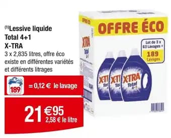 Promotion Exclusives de 3
X-tra : Découvrez l'Offre incontournable