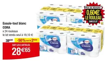 Promotion Exclusives de 4
Essuie tout blanc : Découvrez l'Offre incontournable