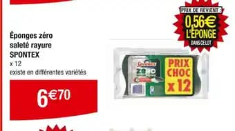 Promotion Exclusives de 3
Spontex : Découvrez l'Offre incontournable