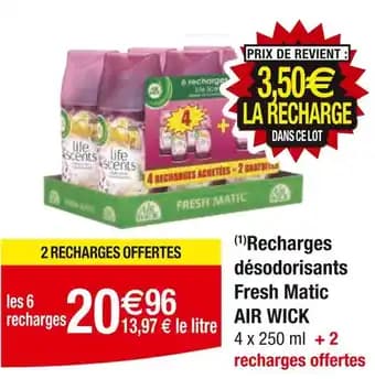 Promotion Exclusives de 10
Air wick : Découvrez l'Offre incontournable