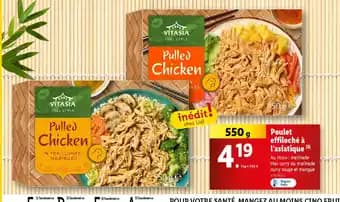 Poulet effiloché à l'asiatique 550 g