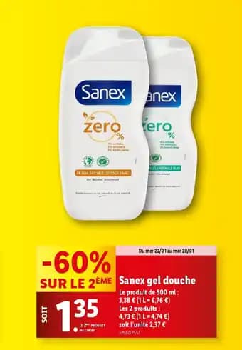 Promotion Exclusives de 10
Sanex : Découvrez l'Offre incontournable