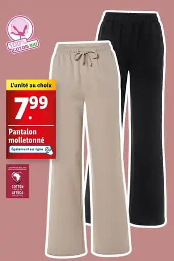 esmara Pantalon molletonné