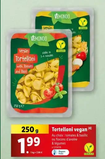 Vemondo Tortelloni vegan