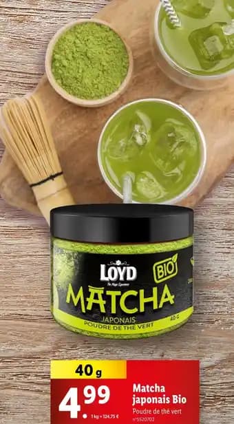 Loyd Matcha japonais Bio